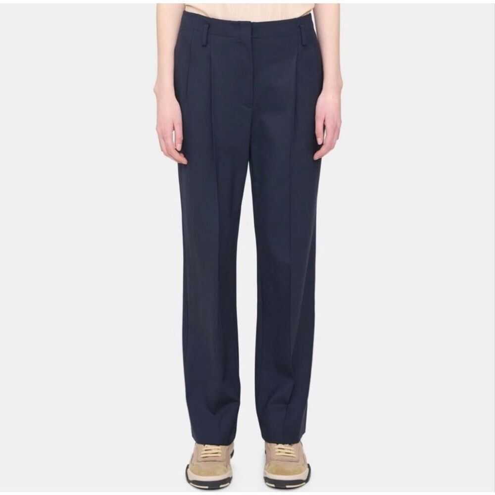 Theory Project Pleated Pant in‎ Wool Gabardine